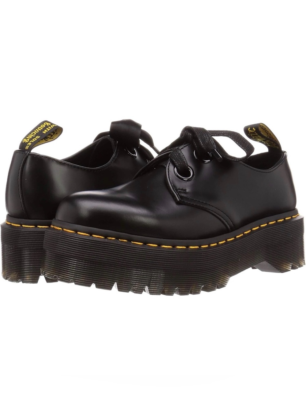 Dr. Martens Women's Holly Leather Quad Shoes EUC sz 7UK EU 41 US9